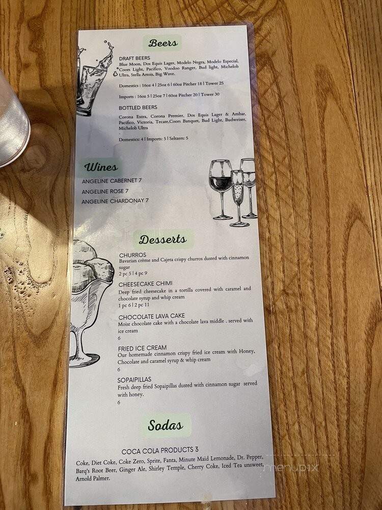 Ruben's Grill + Cantina - Loveland, CO menu_pic