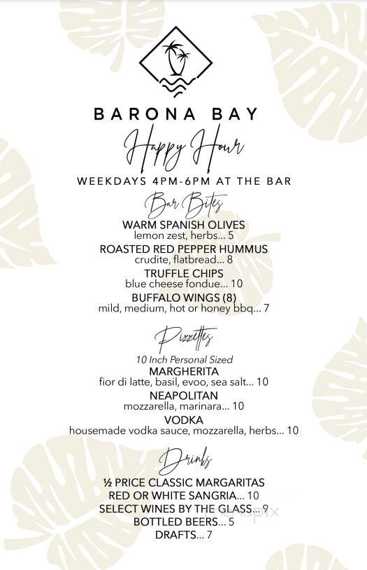 Barona Bay Restaurant & Bar - Hampton Bays, NY