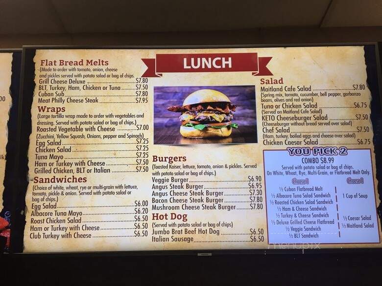 Maitland Cafe - Maitland, FL menu_pic