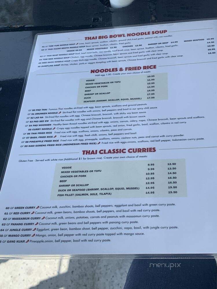 Bangkok Room - Milford, CT menu_pic