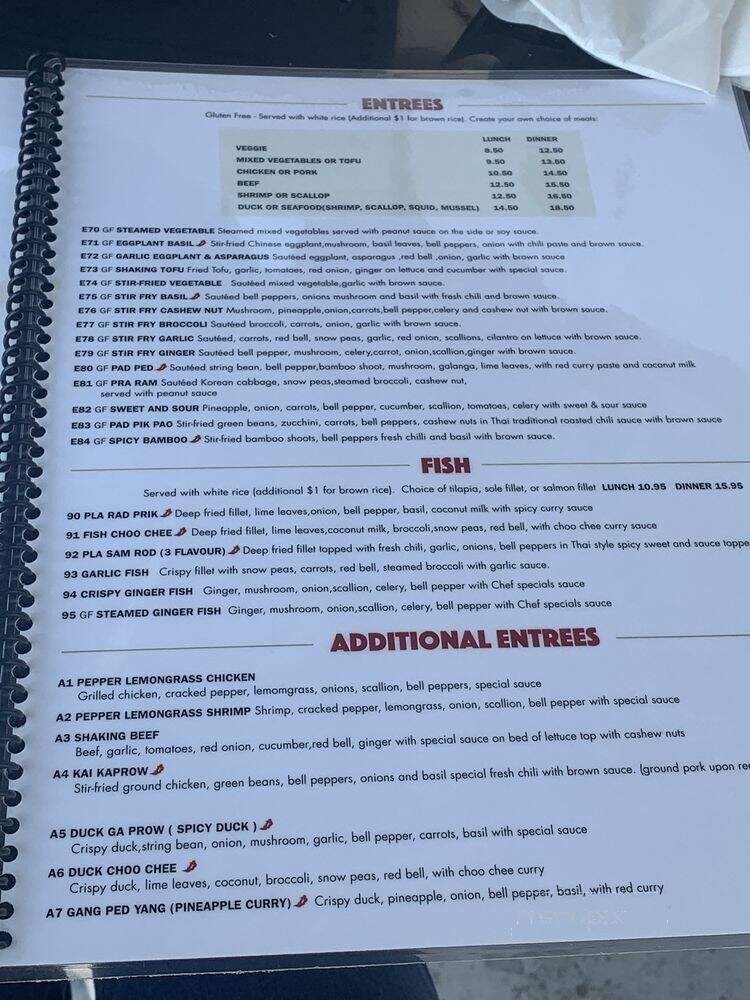 Bangkok Room - Milford, CT menu_pic