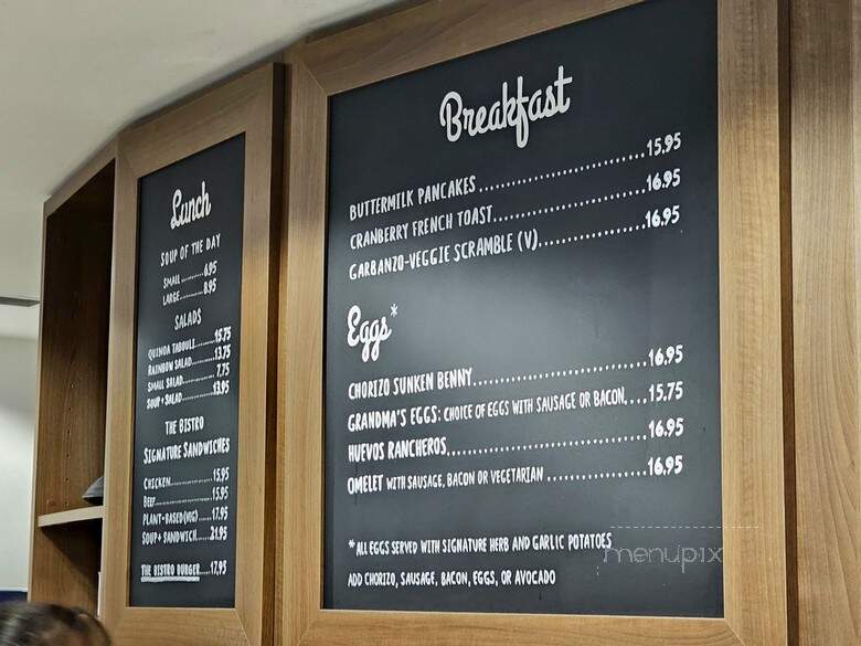 The Bistro - Langley, BC menu_pic