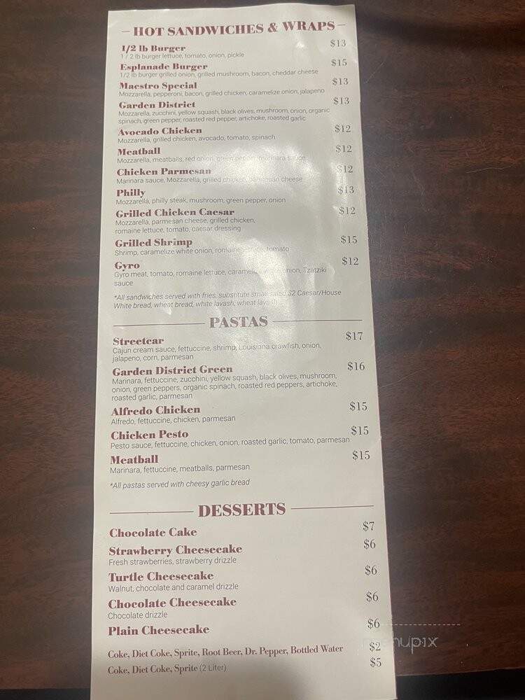 U Pizza - New Orleans, LA menu_pic