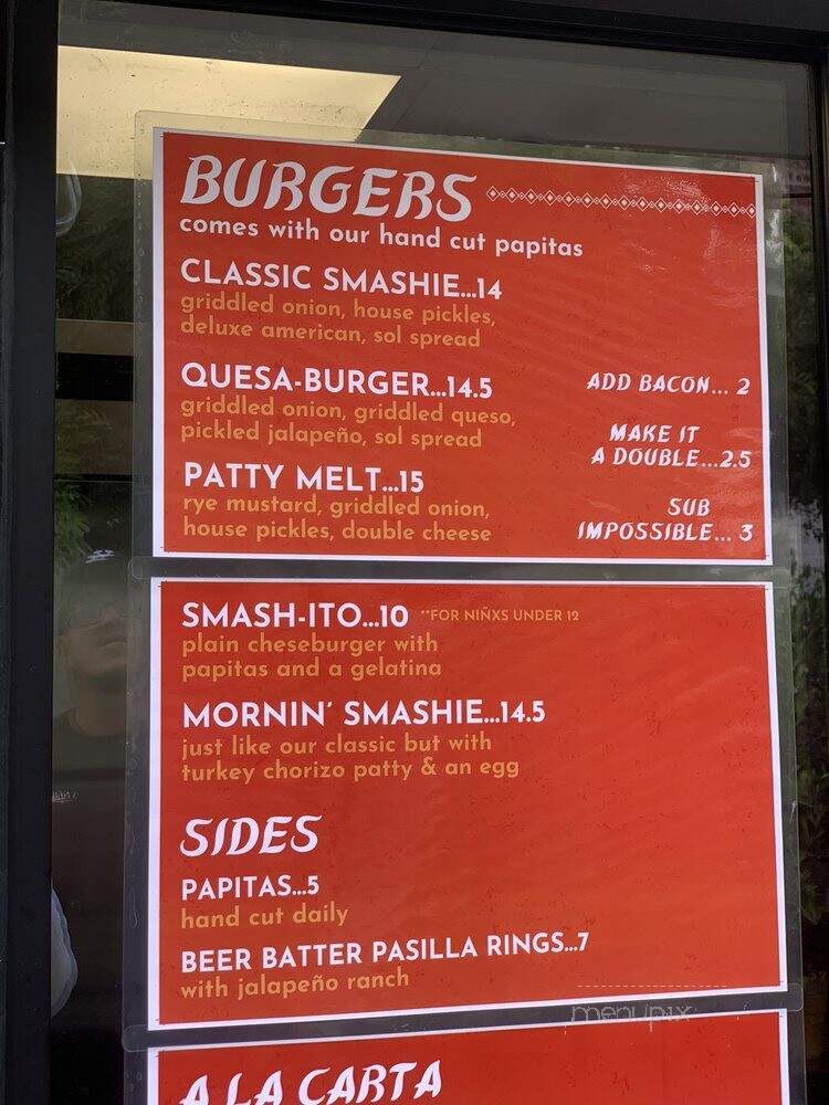 SolRad - Montebello, CA menu_pic