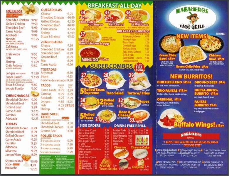 Habaneros Taco Grill #9 - Paradise, NV