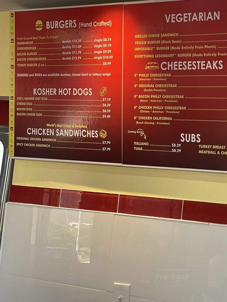 Z-Burger - Beltsville, MD menu_pic