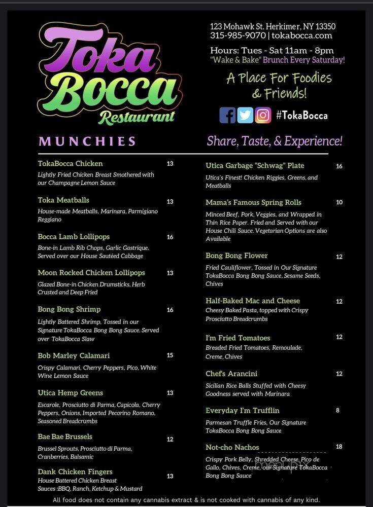 Toka Bocca Restaurant - Herkimer, NY