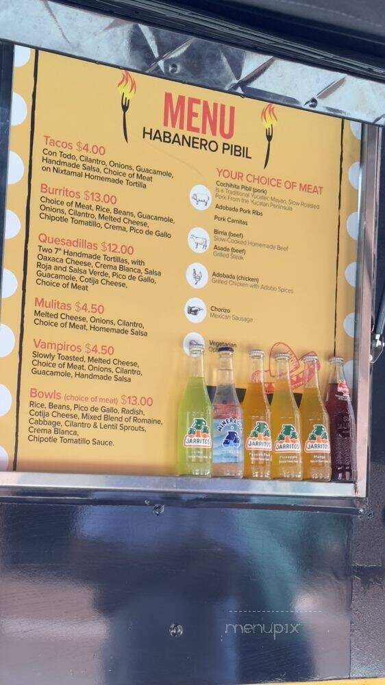 Habanero Pibil - New York, NY menu_pic