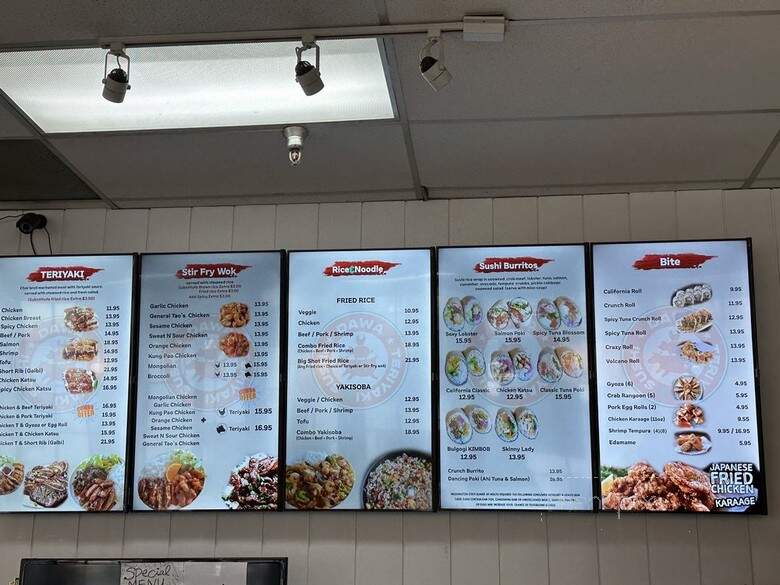 Dawa Sushi Burrito & Teriyaki - Renton, WA menu_pic