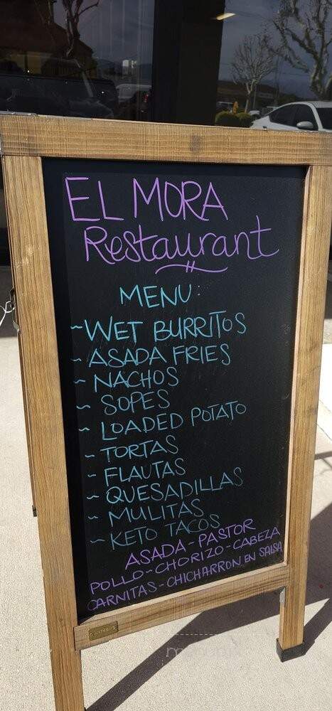 El Mora Restaurant - Palmdale, CA menu_pic