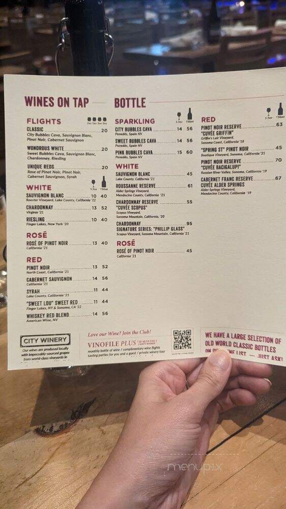 City Winery - St. Louis, MO menu_pic