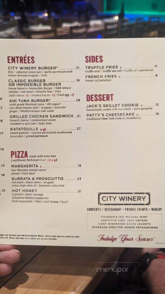 City Winery - St. Louis, MO menu_pic