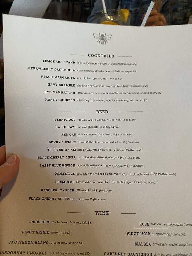 Eli's Tavern - Franklinton, NC menu_pic