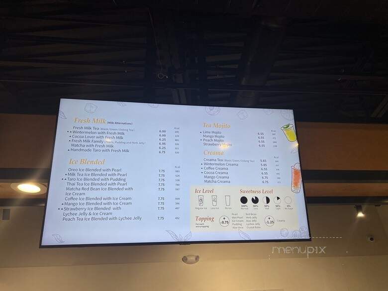 Sharetea - Aurora, IL menu_pic