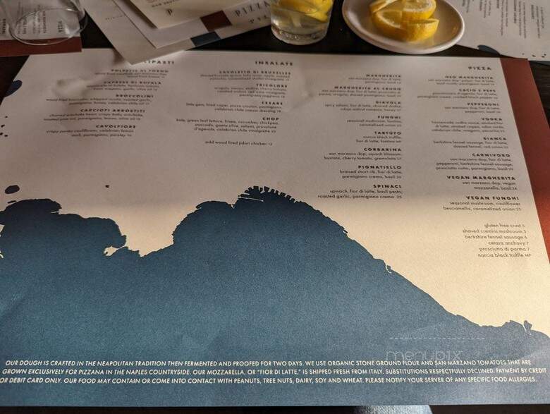 Pizzana - Los Angeles, CA menu_pic