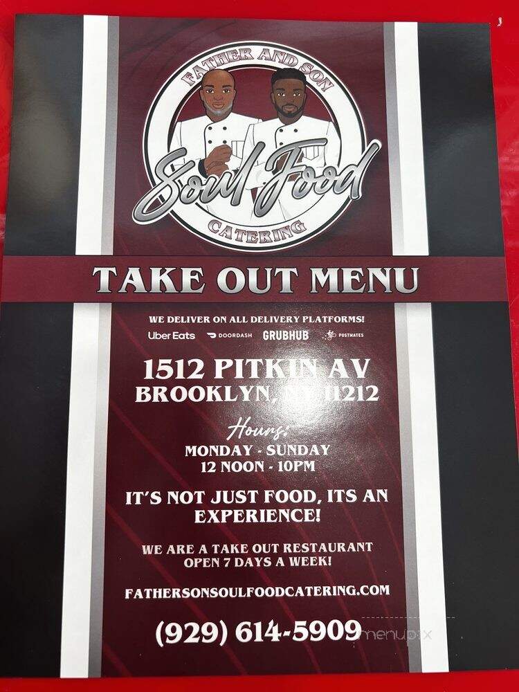 Father and Son Soul Food Catering - Brooklyn, NY