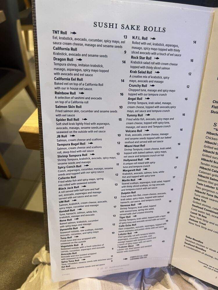 Sushi Sake Miramar - Miramar, FL menu_pic