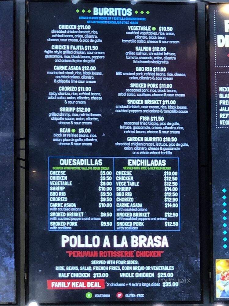 Cactus Cafe - Huntington, NY menu_pic