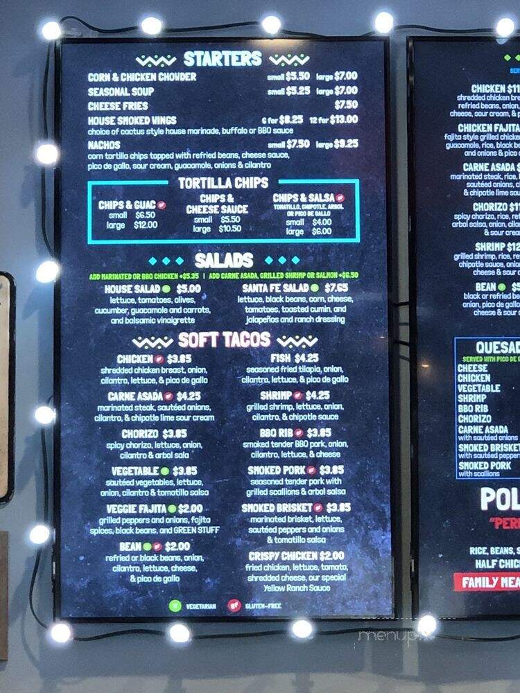Cactus Cafe - Huntington, NY menu_pic