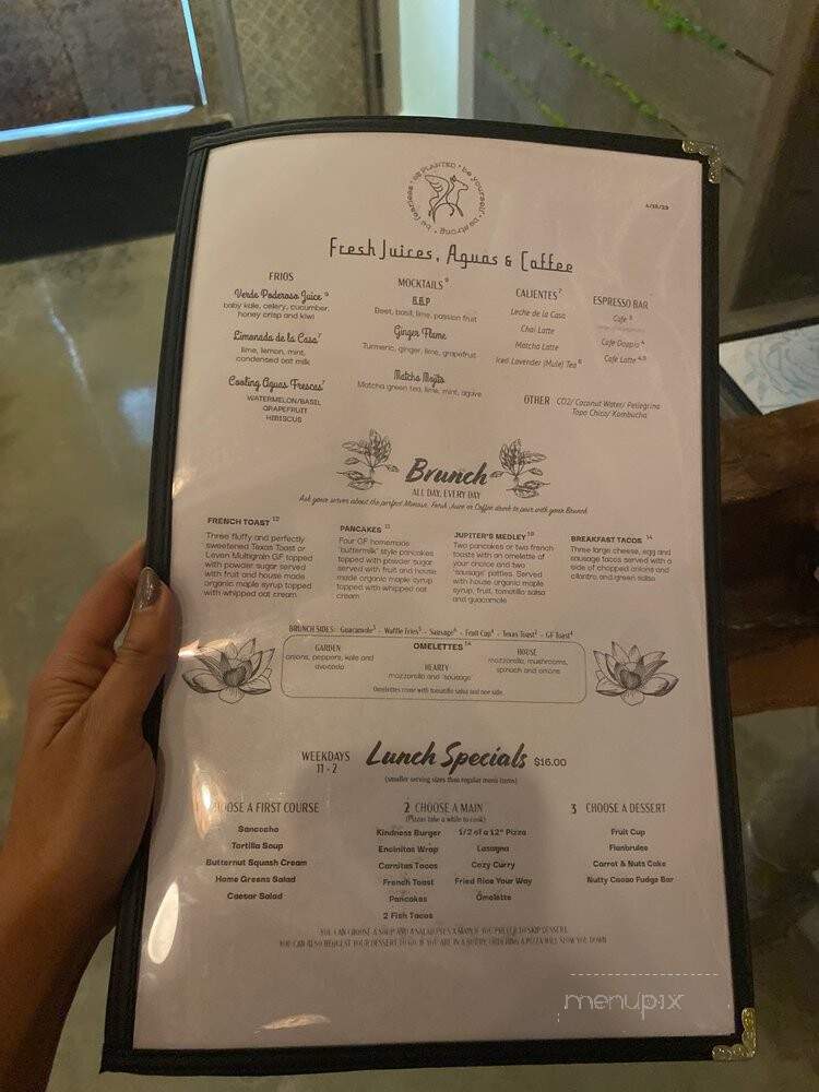 The Ginger Mule - Houston, TX menu_pic