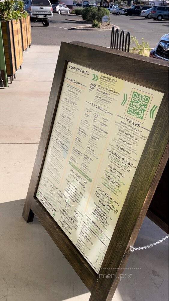 Flower Child - Tucson, AZ menu_pic