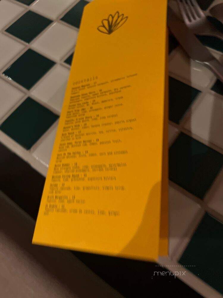 Maleza - Palm Springs, CA menu_pic