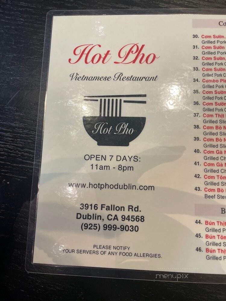 Hot Pho - Dublin, CA