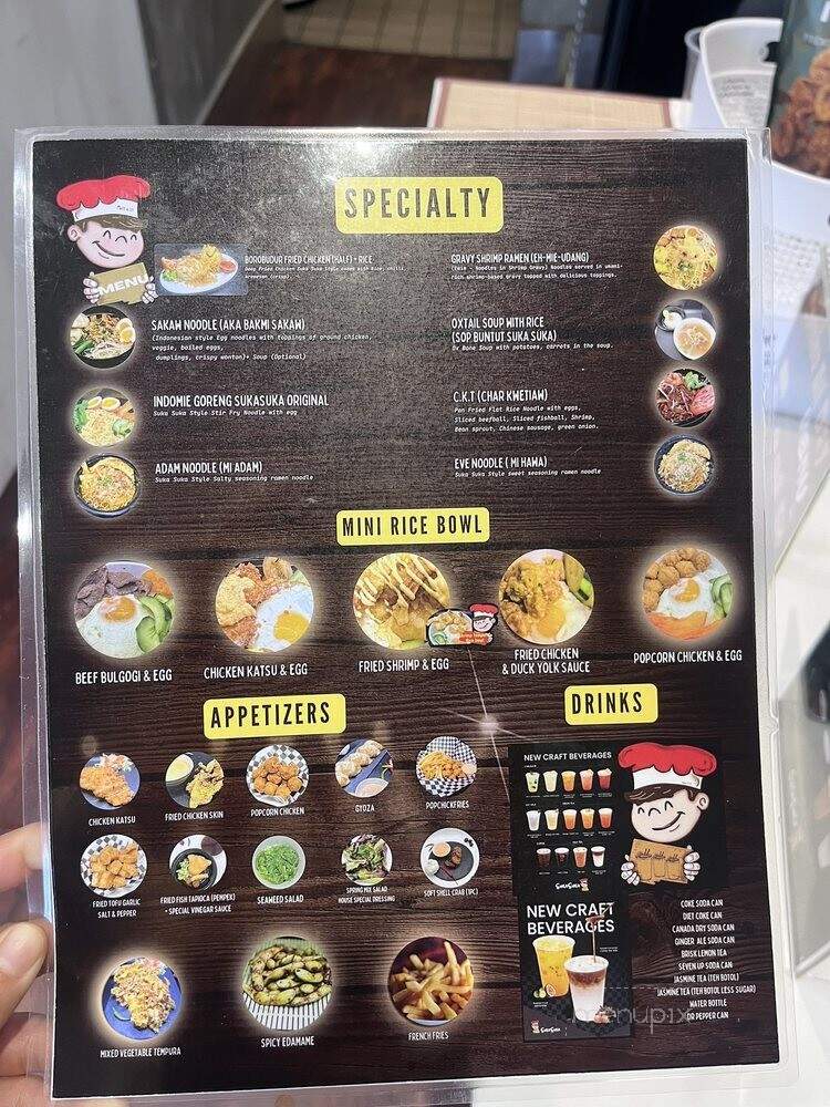 SukaSukaSaya - Los Angeles, CA menu_pic