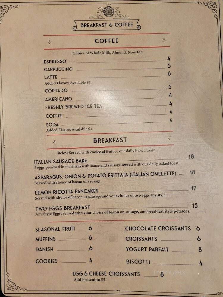 Cupola Cafe - Las Vegas, NV menu_pic