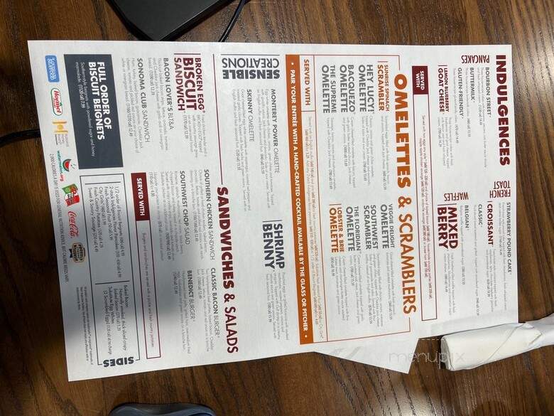 Another Broken Egg Cafe - Atlanta, GA menu_pic