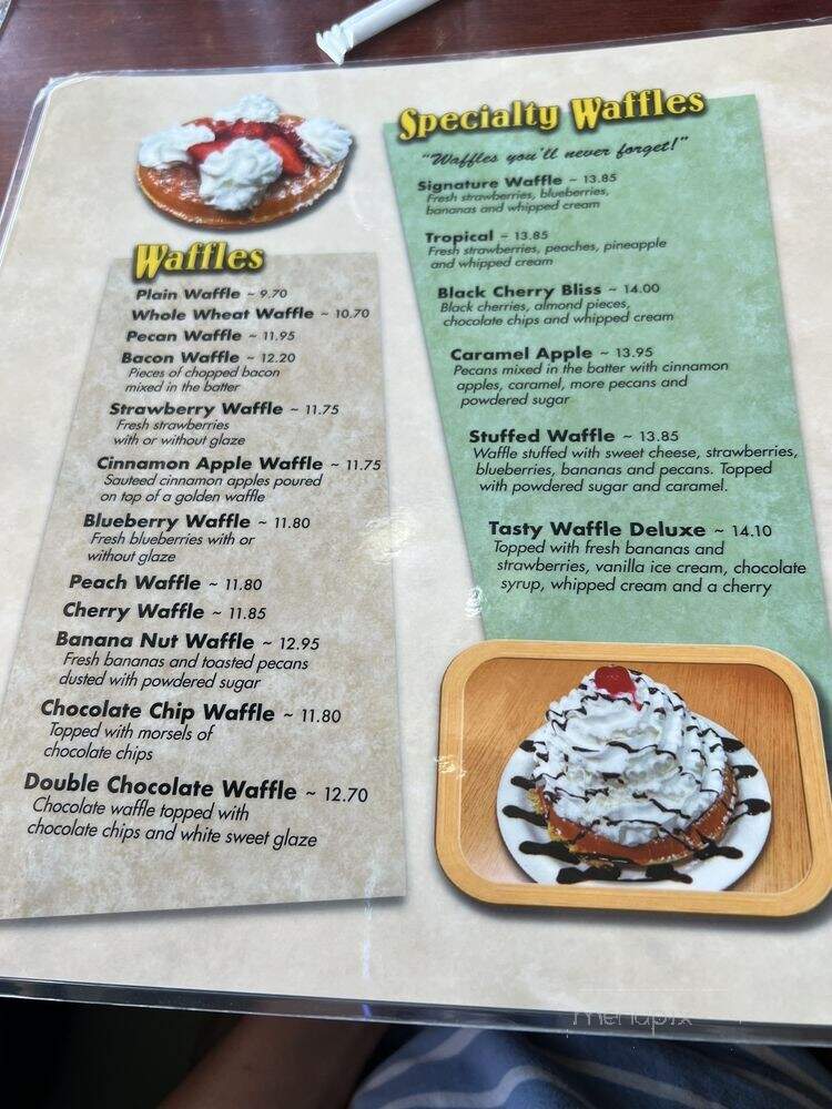 Tasty Waffle - Plainfield, IL menu_pic