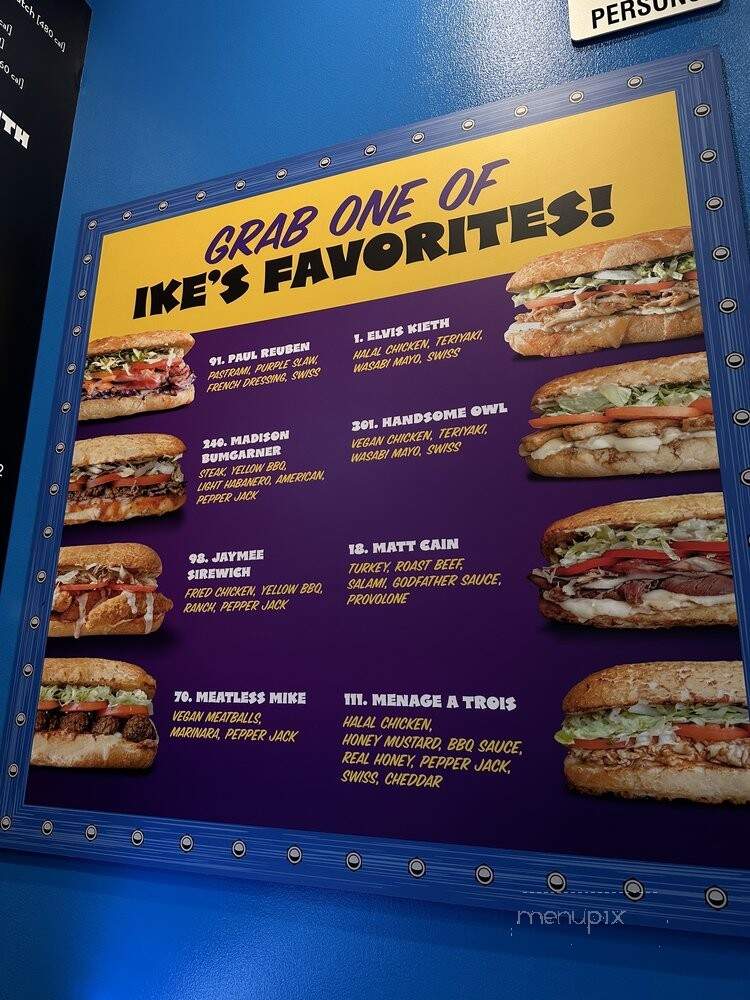 Ike's Love & Sandwiches - Monrovia, CA menu_pic