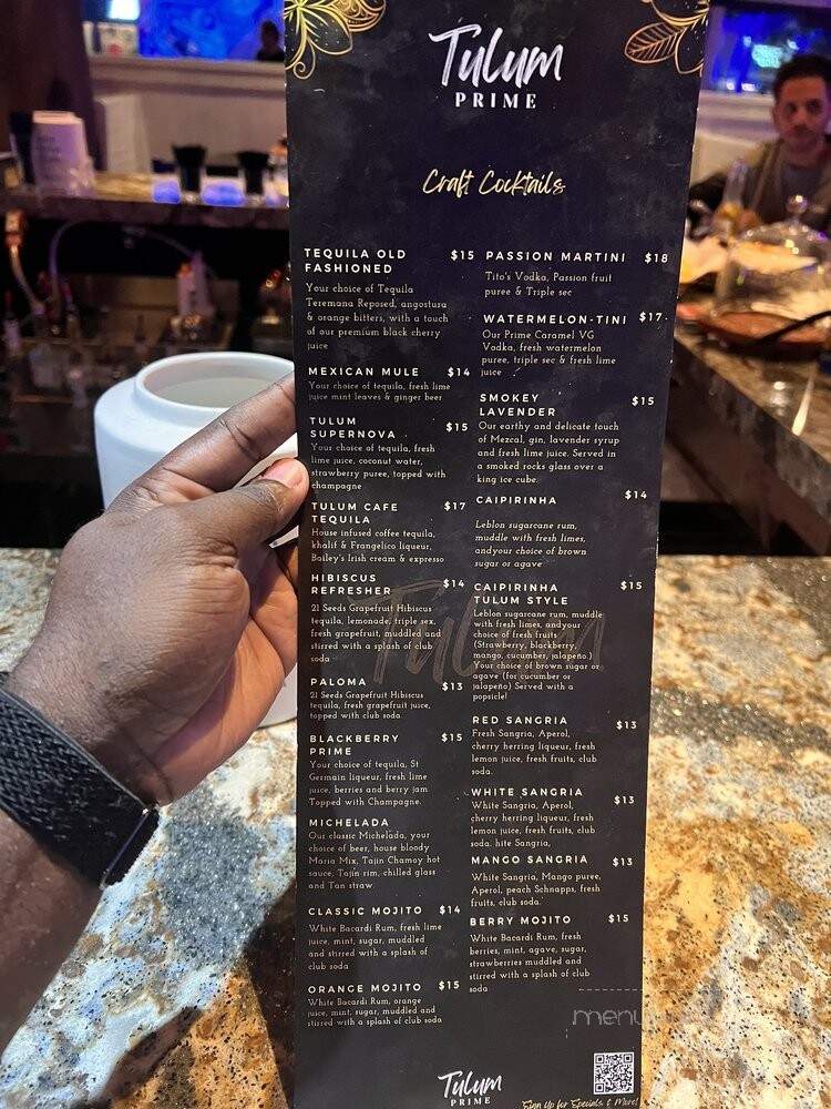 Tulum Prime - Coral Springs, FL menu_pic