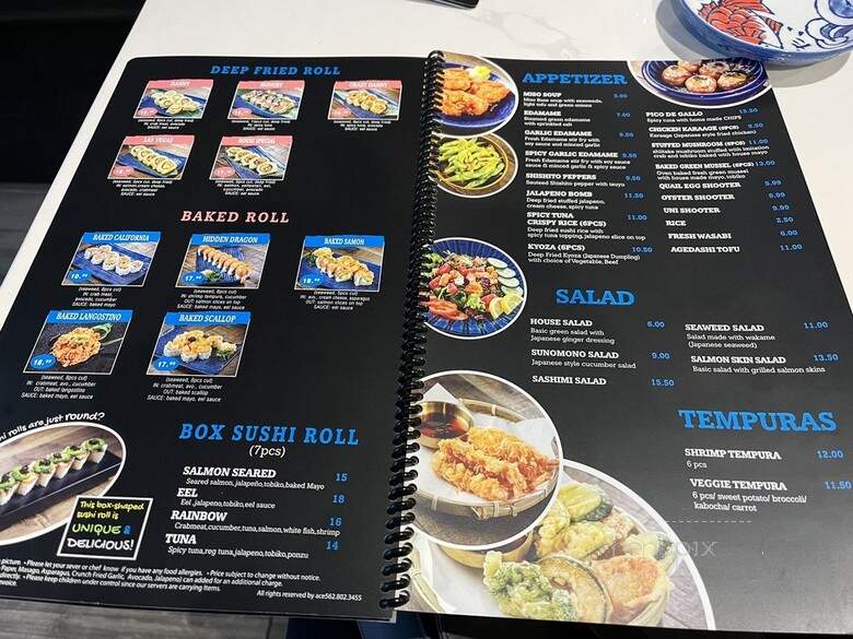 Kokoro - Monterey Park, CA menu_pic