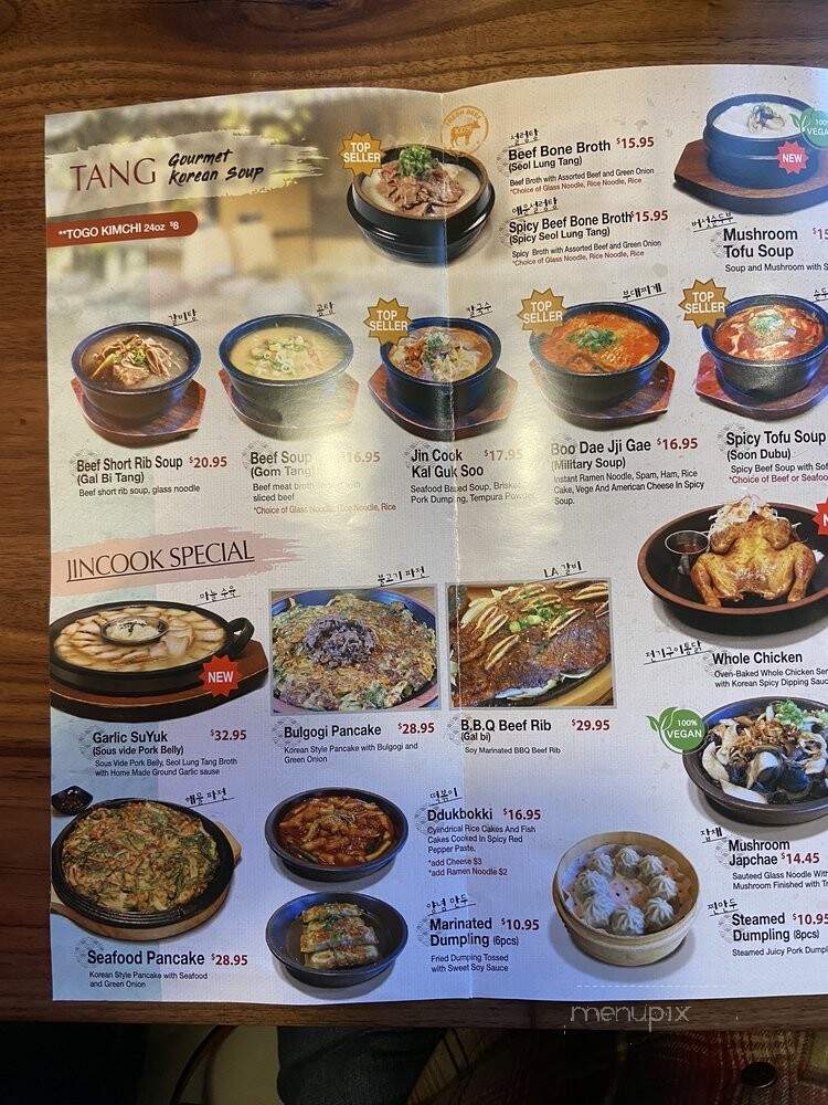 Jin Cook - Santa Clarita, CA menu_pic