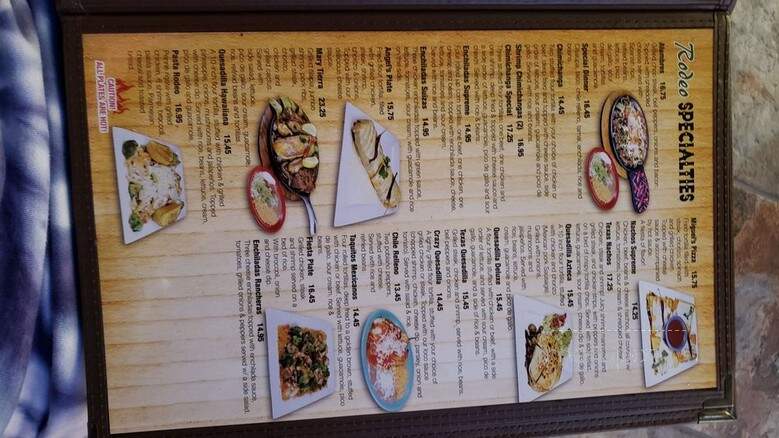 Rodeo Mexican Restaurant & Grill - Suwanee, GA menu_pic