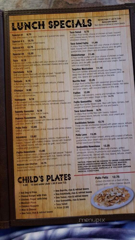 Rodeo Mexican Restaurant & Grill - Suwanee, GA menu_pic