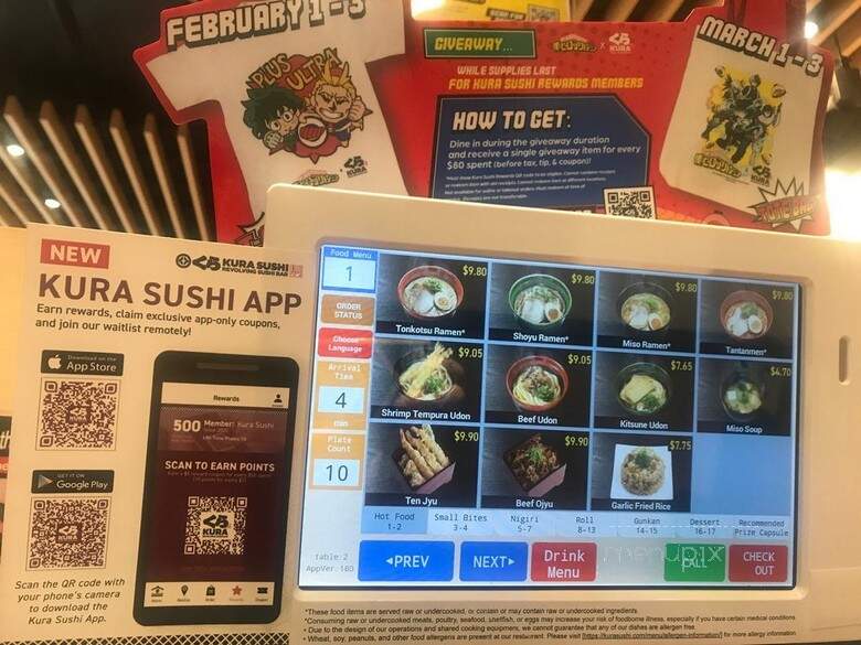 Kura Revolving Sushi Bar - Bloomington, MN