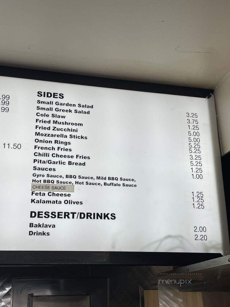 Yannis Golden Gyros - Indianapolis, IN menu_pic