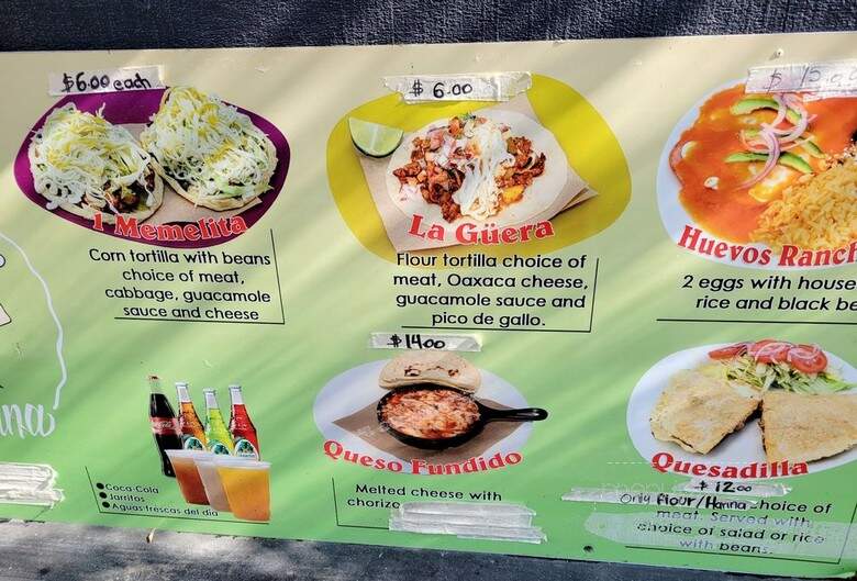 Tehuana Oax Pdx - Portland, OR menu_pic