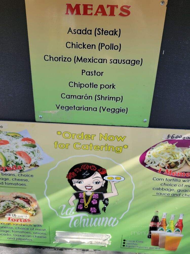 Tehuana Oax Pdx - Portland, OR menu_pic
