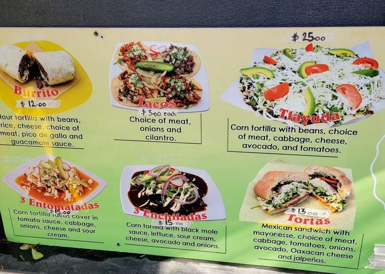 Tehuana Oax Pdx - Portland, OR menu_pic