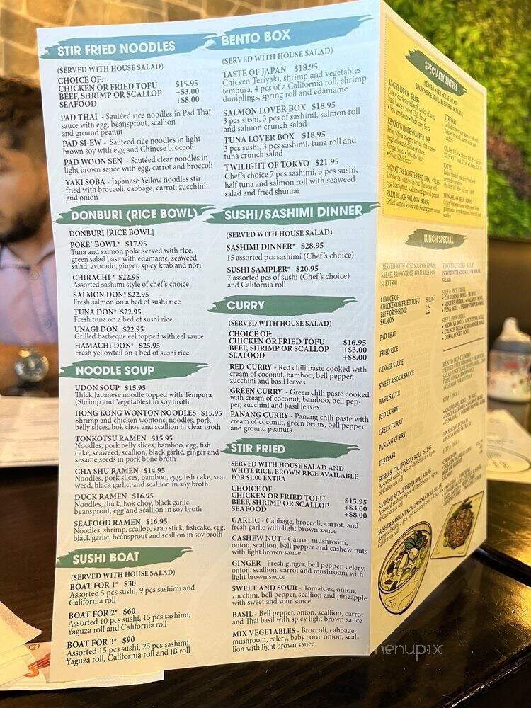 Kenzo Thai and Sushi - Royal Palm Beach, FL menu_pic
