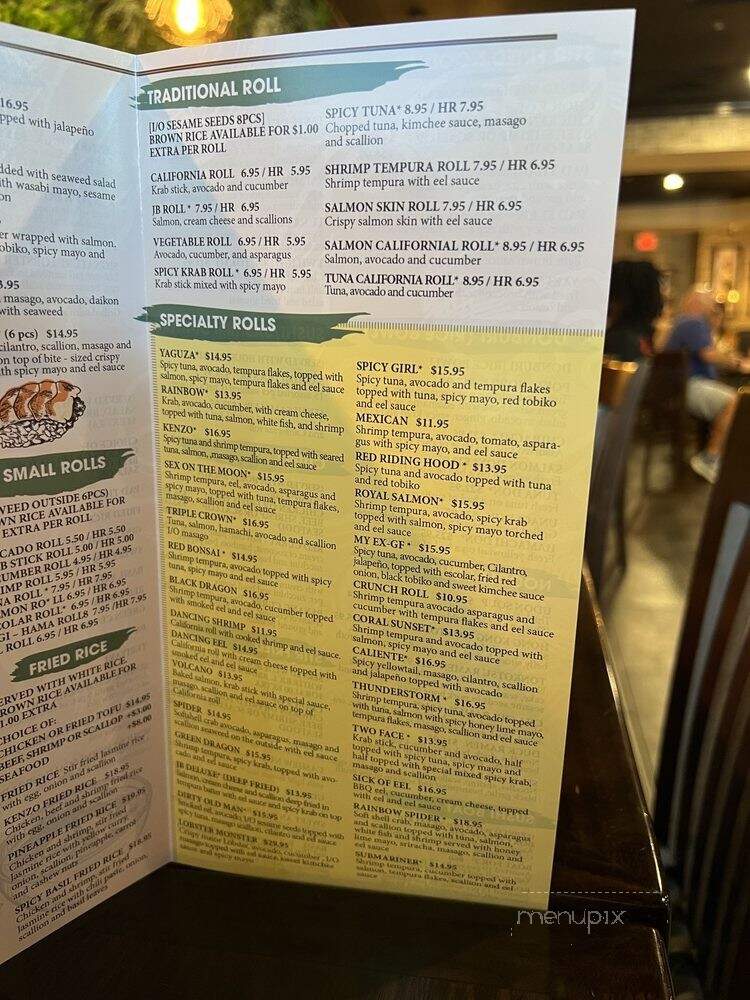 Kenzo Thai and Sushi - Royal Palm Beach, FL menu_pic