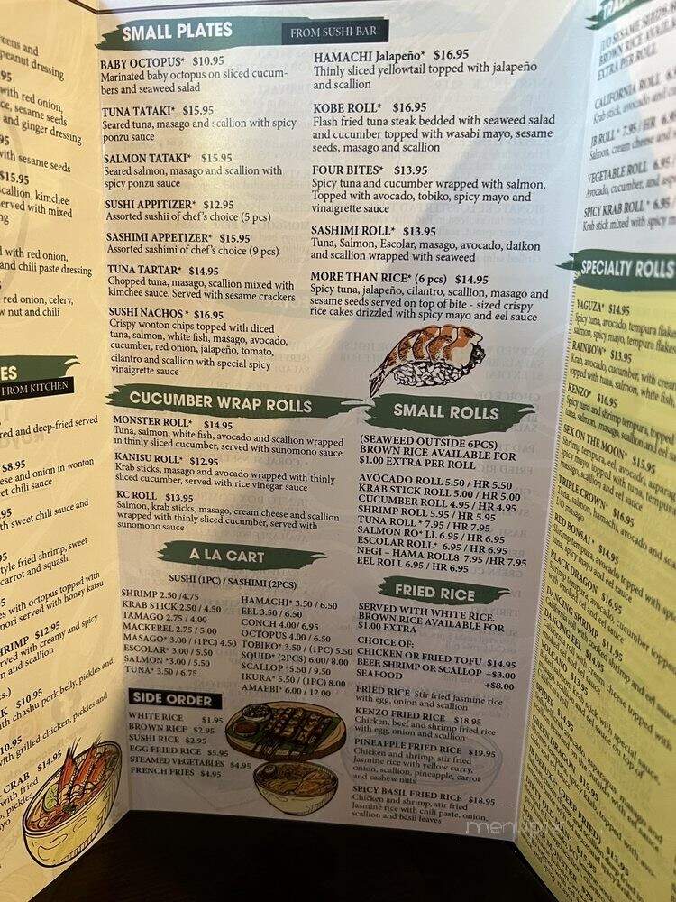 Kenzo Thai and Sushi - Royal Palm Beach, FL menu_pic
