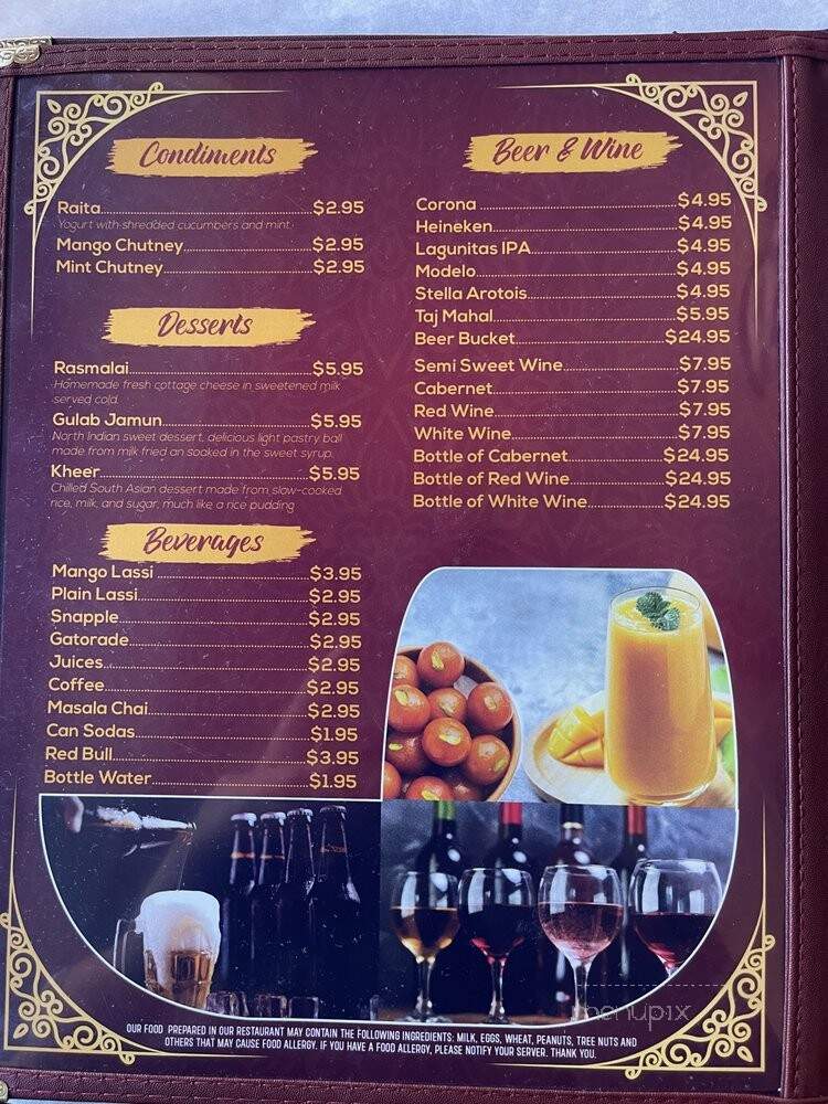Royal Byanjan Palace and Bar - Jackson Heights, NY menu_pic