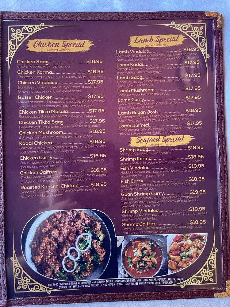 Royal Byanjan Palace and Bar - Jackson Heights, NY menu_pic