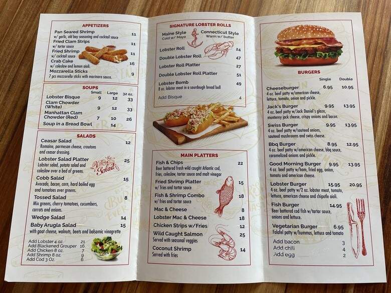 Jack's Fish and Chips and Burgers - Tenafly, NJ menu_pic