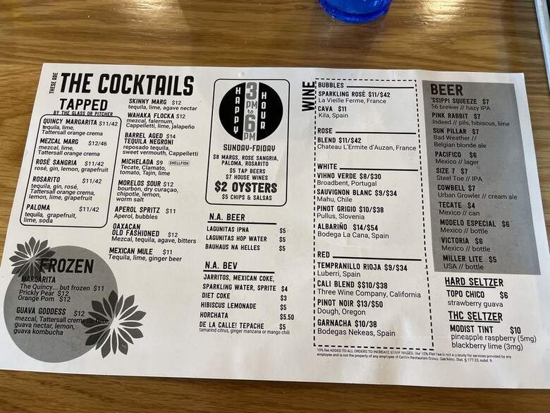 Centro - Saint Paul, MN menu_pic