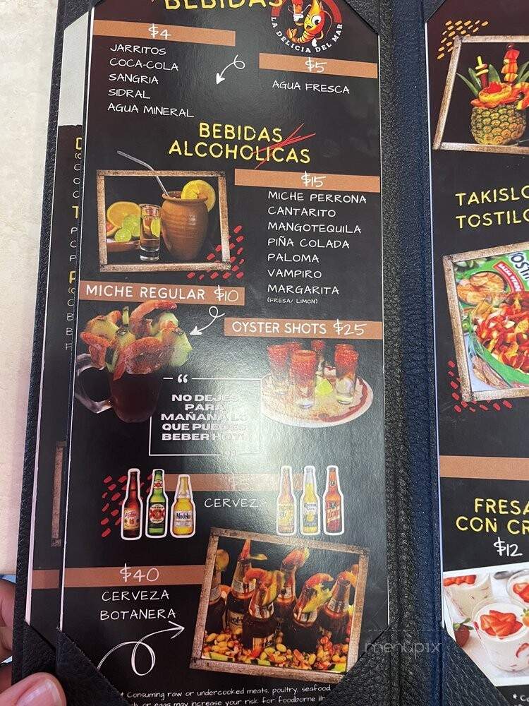 La Delicia Del Mar - Sacramento, CA menu_pic